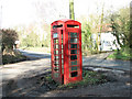 K6 telephone box beside Flixton Road (B1074)