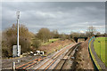 Railway south-east from Newton Aycliffe Station