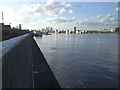 River wall at Harlinger Street