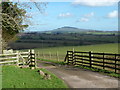 Entrance to Chwarelau Farm, near Llanddewi Rhydderch