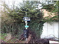 Whitton Park sign at the Whitton Church Lane/Thurleton Lane junction