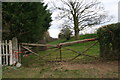 Line of the disused railway to Alford