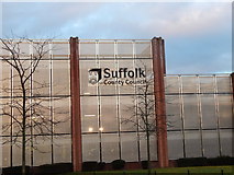 TM1544 : Suffolk County Council by Hamish Griffin