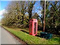 Phone box and grit store, Knotting Green