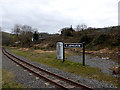 SN6180 : Glanyrafon station nameboard, Vale of Rheidol Railway by John Lucas