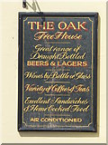 TR3864 : Sign on The Oak Hotel, Harbour Parade, CT11 by Mike Quinn