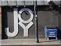 Joy sign and bin, Coldharbour Lane SW9