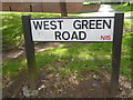 Street sign, Wood Green Road N15