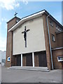 Entrance, St John Vianney Church, West Green Road N15