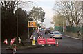 SX9065 : Roadworks, Cricketfield Road, Torquay by Derek Harper