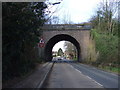 Disused railway bridge over Luton Road (A1081)