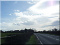 Rossett Road looking towards Corner House Farm