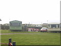 Rhosneigr fire station tower from Ty Hen park slide