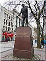 The statue of Nye Bevan in Cardiff