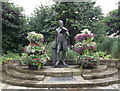 Statue of Lancashire dialect poet Ben Brierley, Failsworth