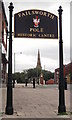 "Historic Centre" sign, Failsworth