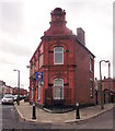 Triangular house on Main Street, Failsworth, dated 1895