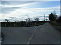 Lane junction near Bryn Villa