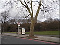 Bus stop on Well Hall Road by Eltham Common