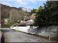 Flood damage in Periton Lane