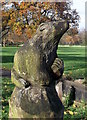 SD8800 : Carved bear, Brookdale Park, Newton Heath by Linden Milner