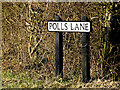 TM4087 : Polls Lane sign by Geographer