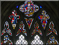 SK9445 : Stained glass window, St Nicholas' church, Carlton Scroop by J.Hannan-Briggs