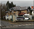 Disused lodge at the entrance to the site of the former Aberdare Hospital