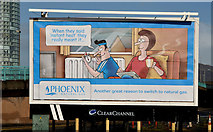 J3474 : Phoenix Gas poster, Belfast (2) by Albert Bridge