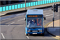 J3474 : City Airport bus, Belfast (February 2014) by Albert Bridge