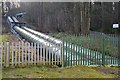 NS8841 : Water pipes between Bonnington Linn and the power station by Jim Barton