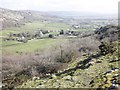 Looking down towards Compton Bishop