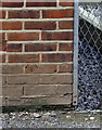 Benchmark on Wallingford electricity substation, Moreton Avenue