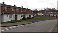 Houses at the southern end of Radnor Way, Cwmbran