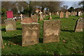 Desforges family graves in Bilsby churchyard