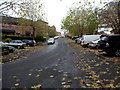 A leafy road and pavement in Bristol BS4