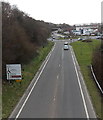 SW along the A4067 in Pontardawe