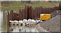 J3371 : Revetment works, River Lagan, Belfast - March 2014(2) by Albert Bridge
