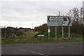 Junction of the old A46 Fosse Way and Brough Lane