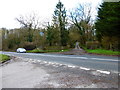 Looking across the A272 from the southern end of Stocks Lane