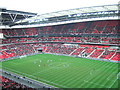 TQ1985 : Wembley Stadium - The first football match by Richard Humphrey