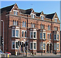 Leicester - houses at Evington Road junction with London Road