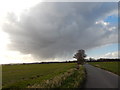 Strange sky looking towards Tye Went from School Green