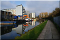 Flats overlooking the River Lea