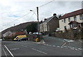 SN7305 : Junction of Old Road and New Road in Ynysmeudwy by Jaggery