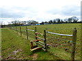 Footpath across paddocks at Headmore Stud