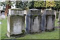 Three headstones