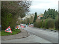 Temporary traffic lights, Cold Norton