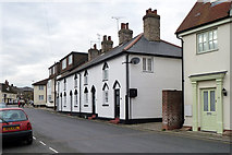TL8506 : Cottages on Church Street, Maldon by Robin Webster