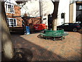 Seat in Arras Square, opposite the Buttermarket Shopping Centre